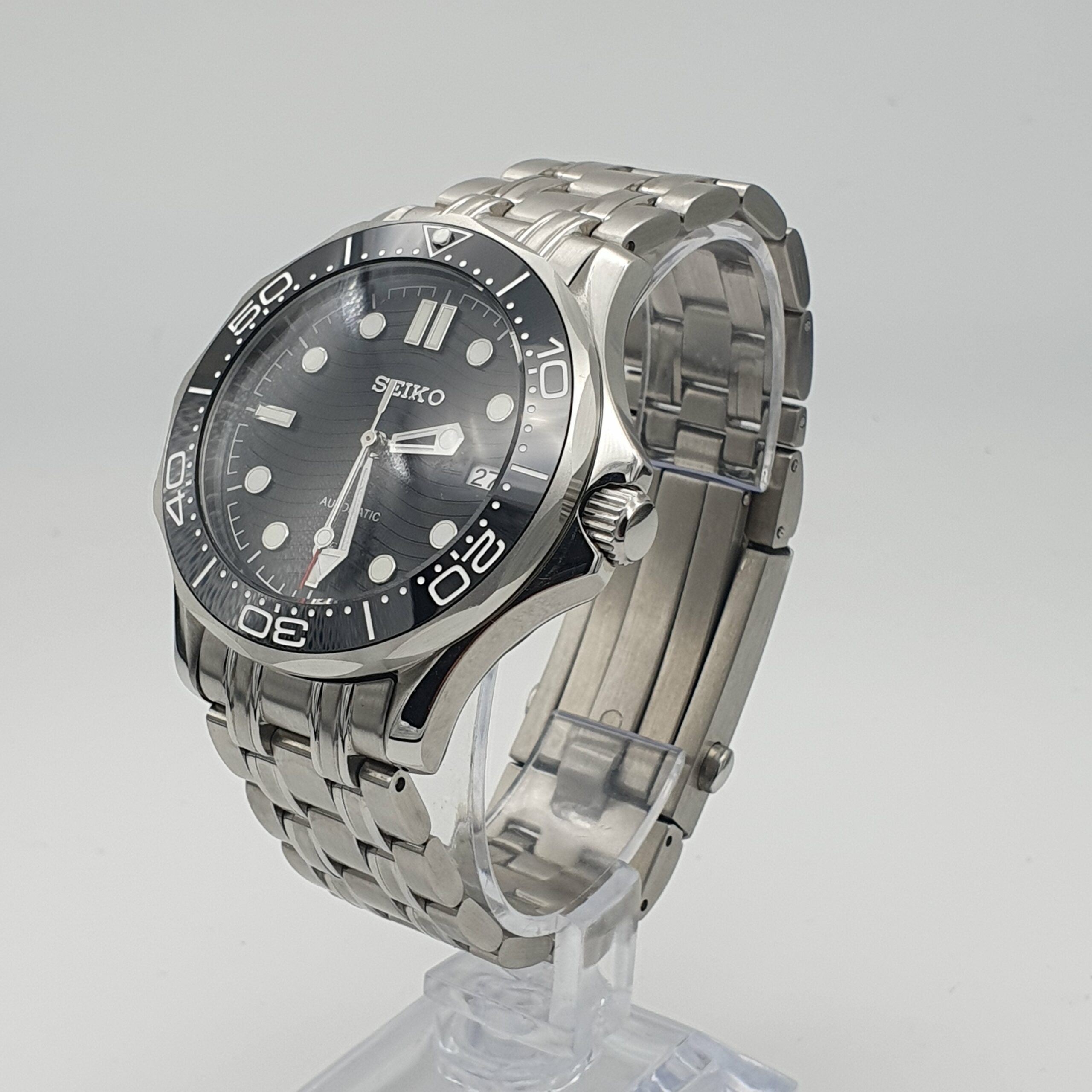 Seiko Mod Sea Master Watch NH35 Automatic Mechanical