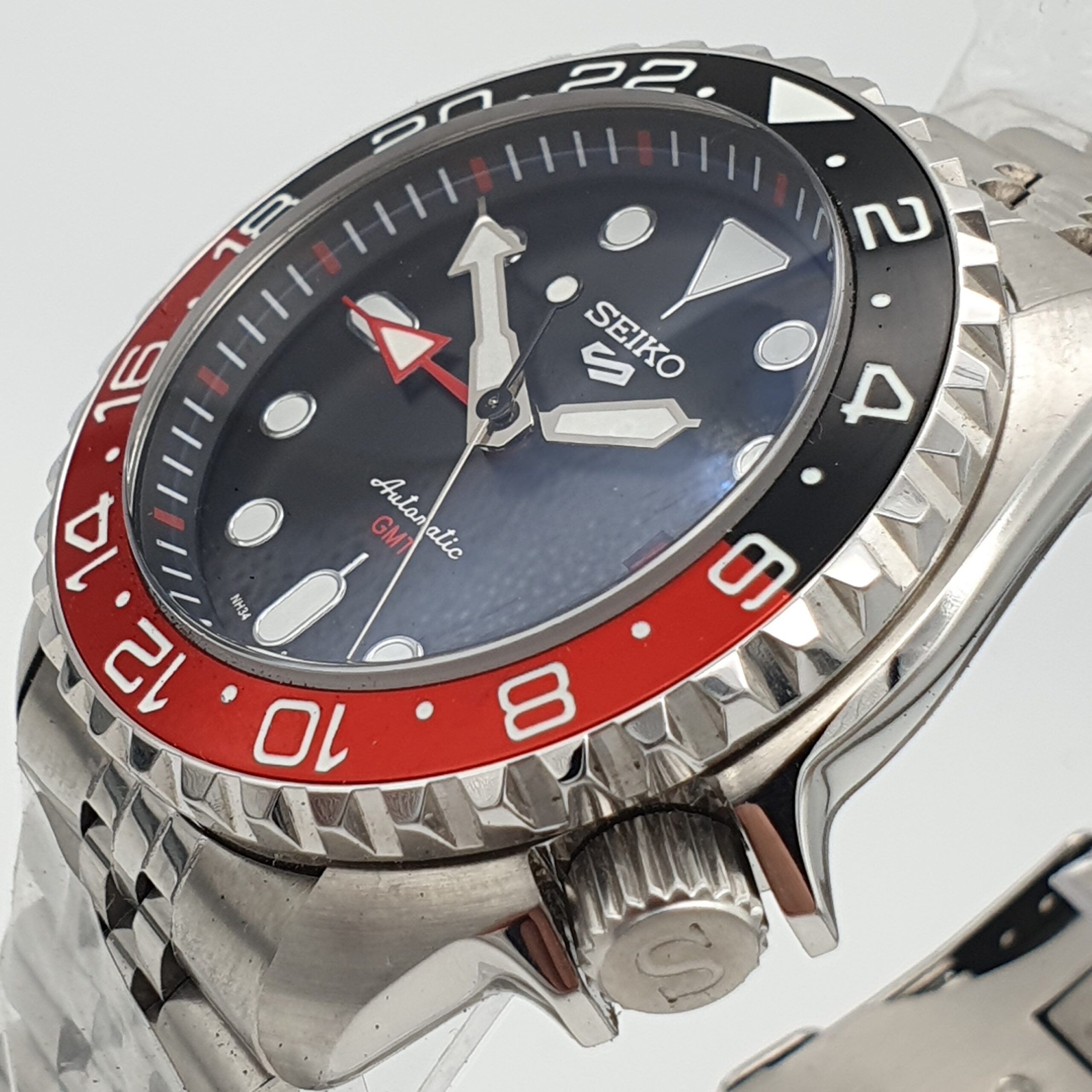 Seiko Mod Watch Seiko 5 Sports Coke GMT SKX Re Interpretation