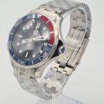 Beautiful GMT function Seamaster homage using a Seiko NH34 movement.